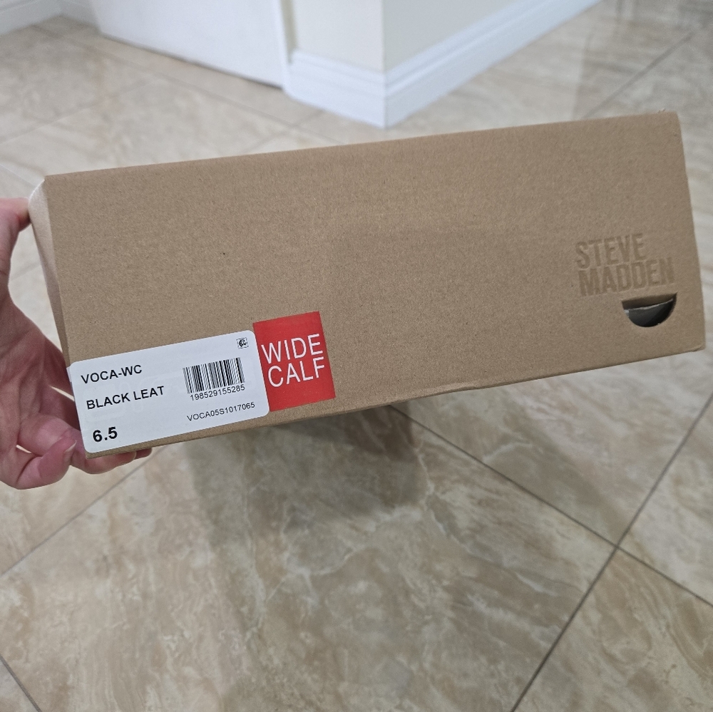 Steve Madden Voca Black Knee-High Women's Boots - Picture 11 of 11